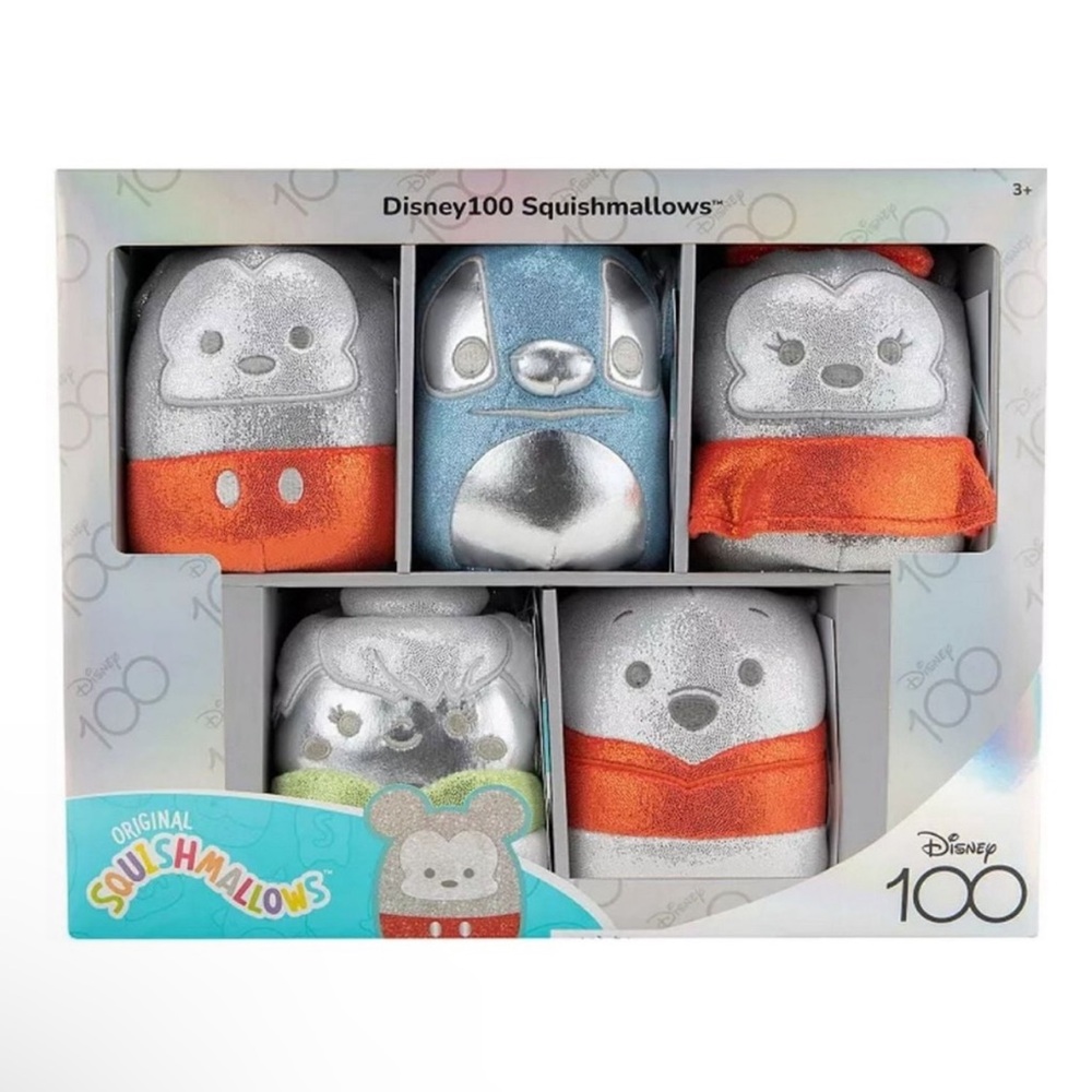 Disney 100 Squishmallows 5 piece Set